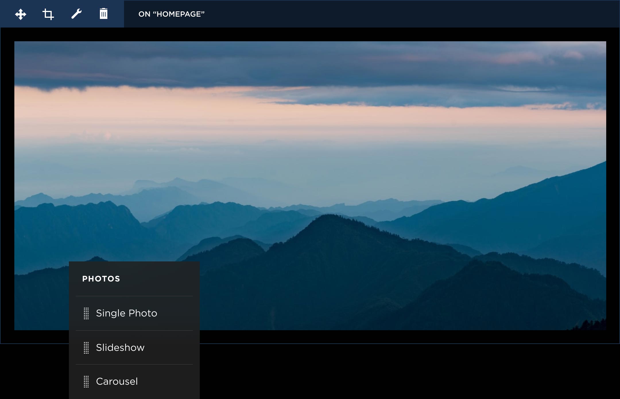 photo website builder